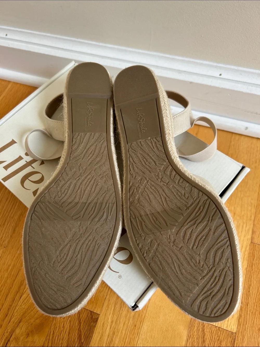 Life Stride Espadrille Wedge Sandals